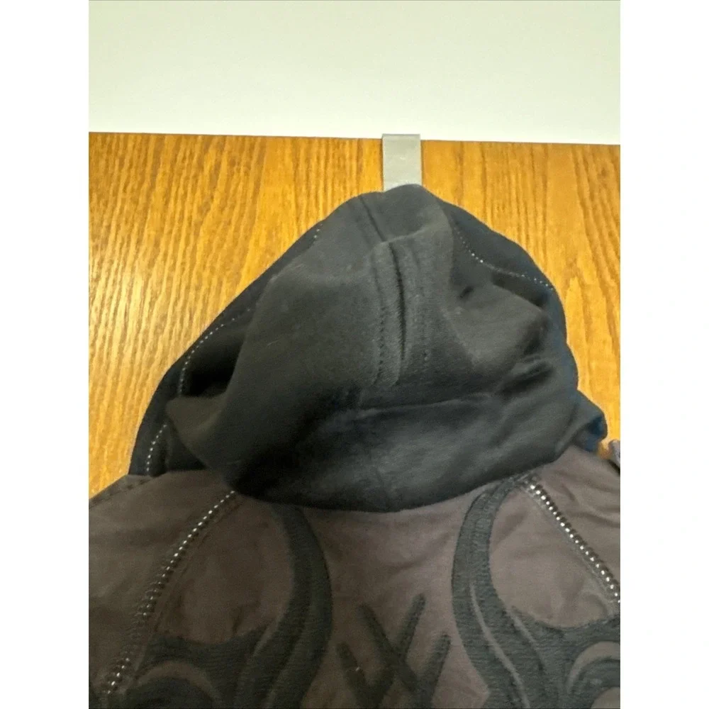 Roar Corduroy Blazer Jacket Men Medium Fray Distressed Detailed Lining Drk Brown - Picture 14 of 16